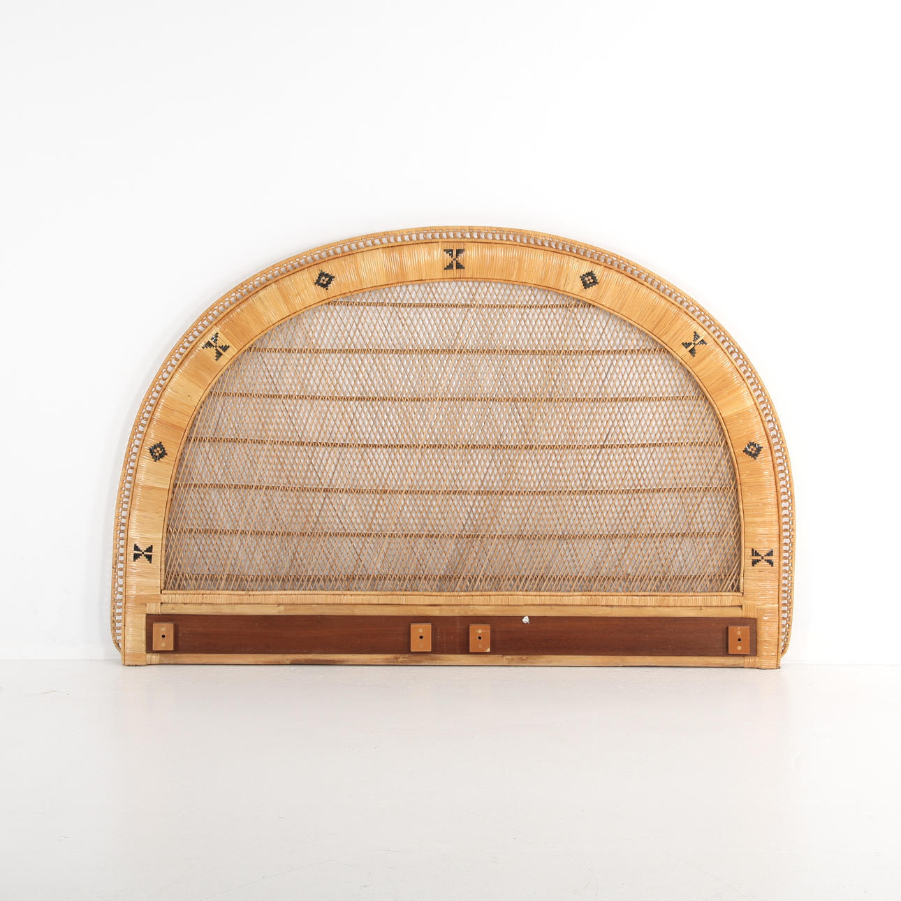 HEADBOARD, rattan, 130 x 197 cm, 20th century.