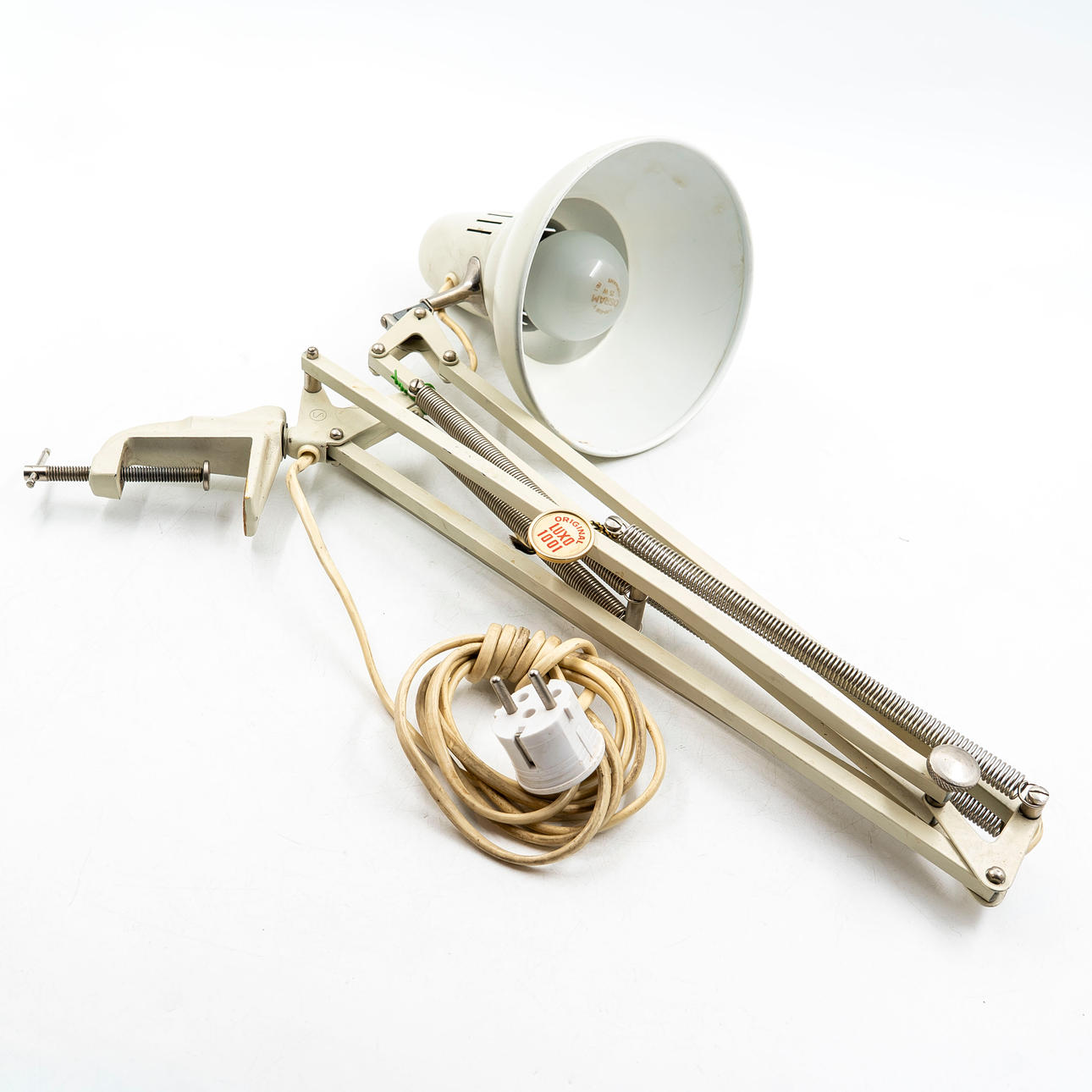 JACOB JACOBSEN. Industrial lamp, desk lamp, Luxo Lamp L4, 1960s ...