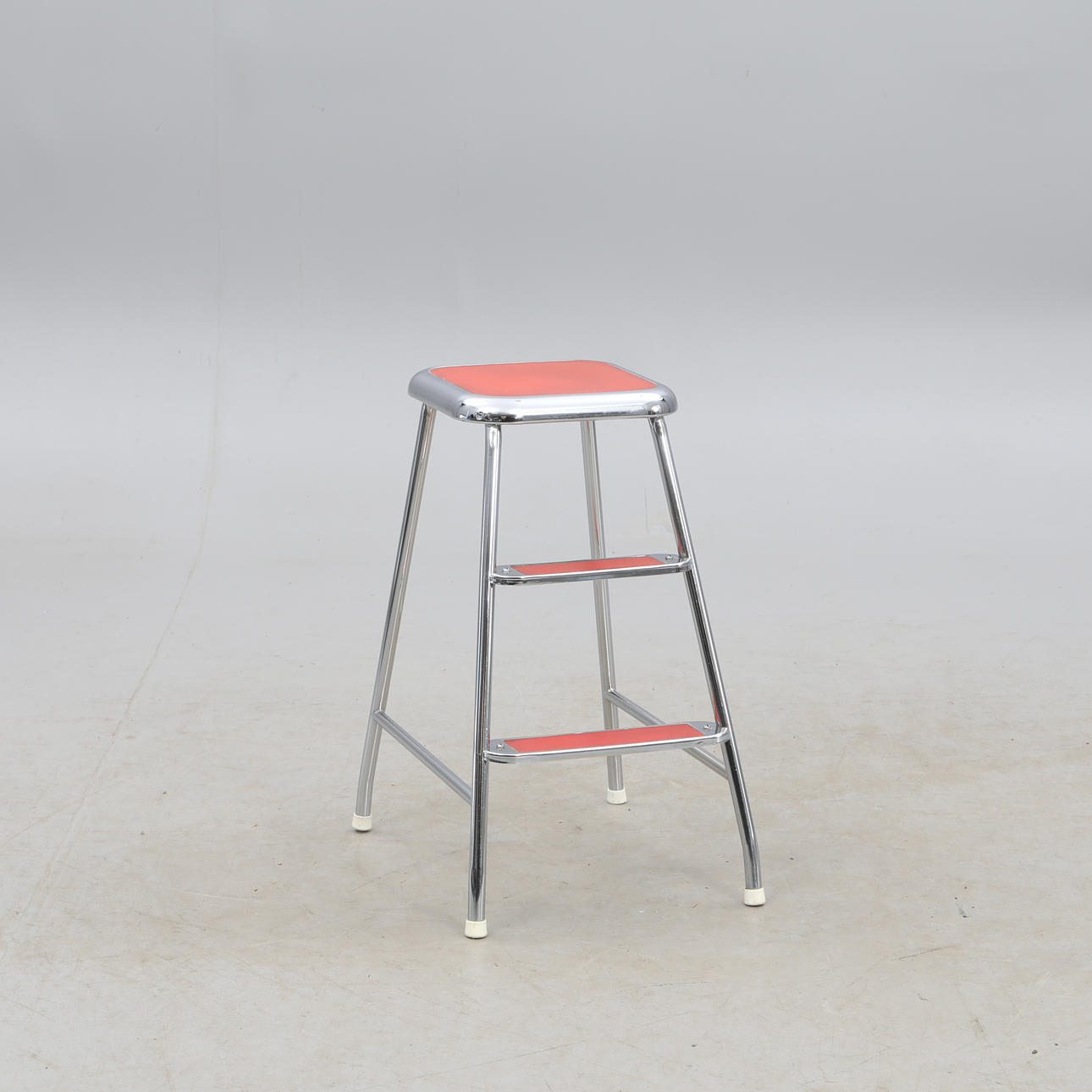 A metal Awab stepladder stool, 1950s/60s.