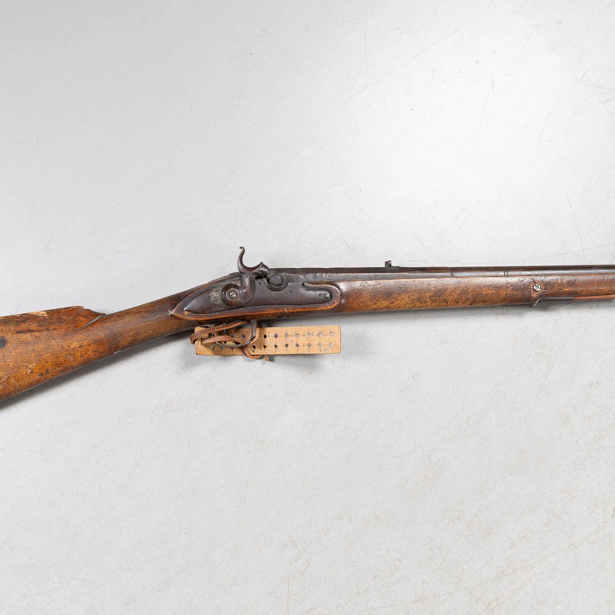A flintlock rifle, converted from flintlock, 18th century. Kal. 17.15 ...