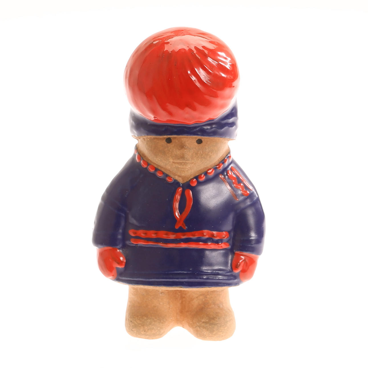 LISA LARSON. Figurin, stengods, väst, Gustavsberg.