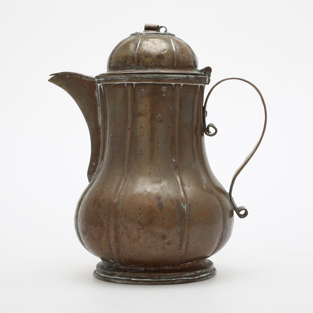 KAFFEKANNA, koppar, 1800-talets första hälft.