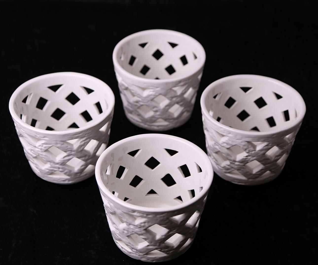 YTTERFODER, 4 st, gallerkrukor, keramik, Gunnar Nylund - Rörstrand, sent 1900-tal.