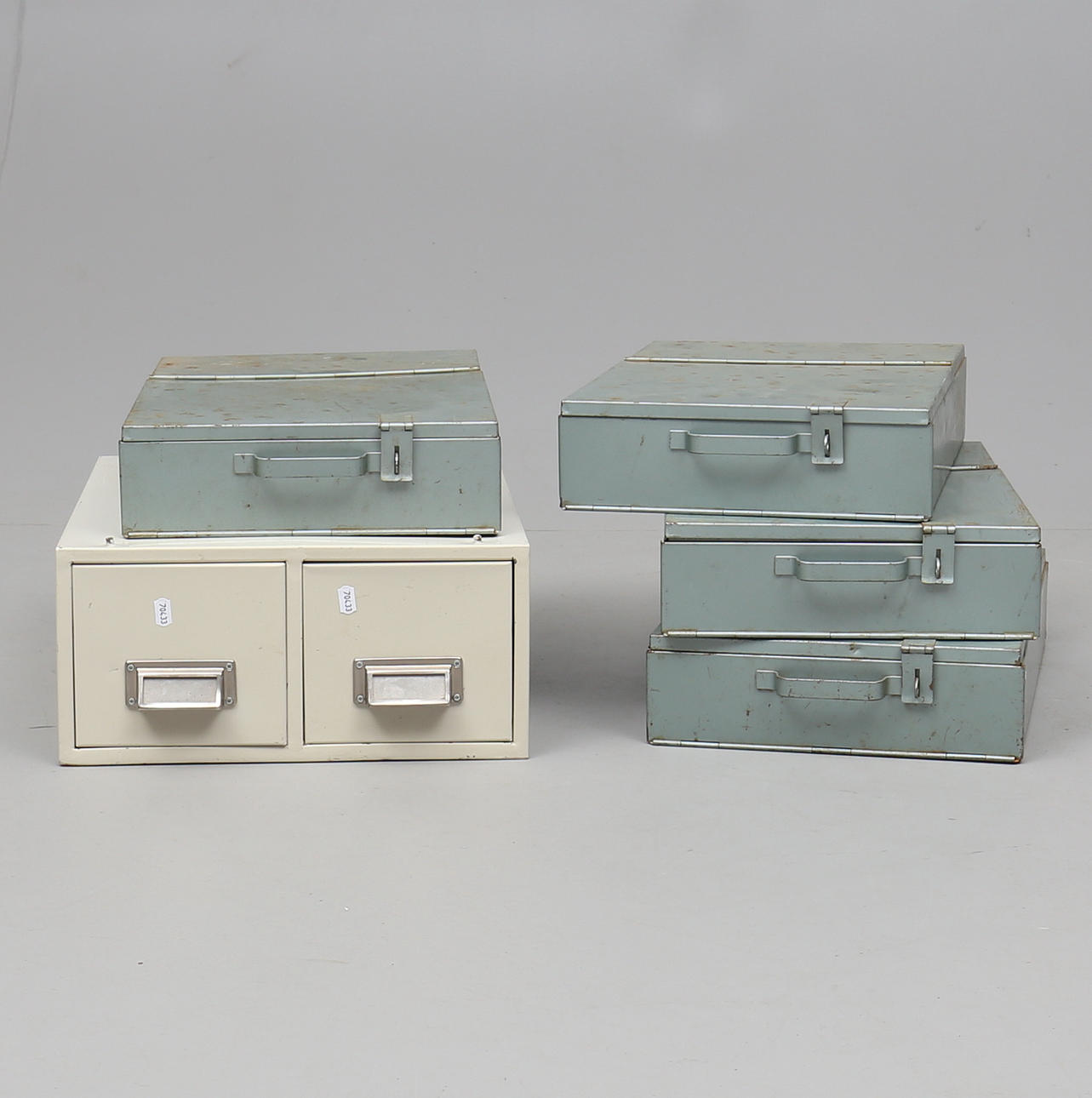 ARKIVLÅDOR, 5 st, 1900-tal.