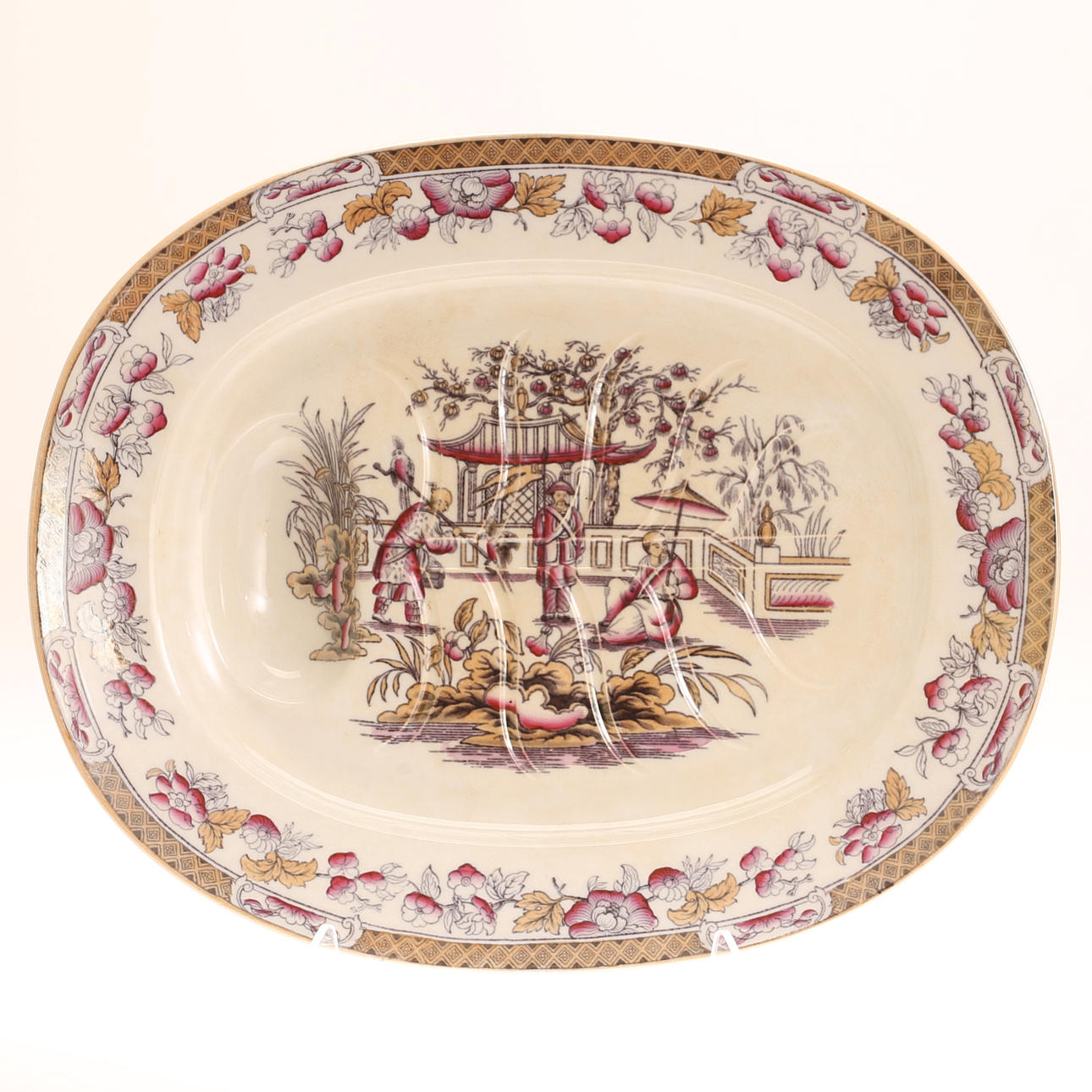 STEKFAT, flintgods, "Celestial", Gustavsberg.