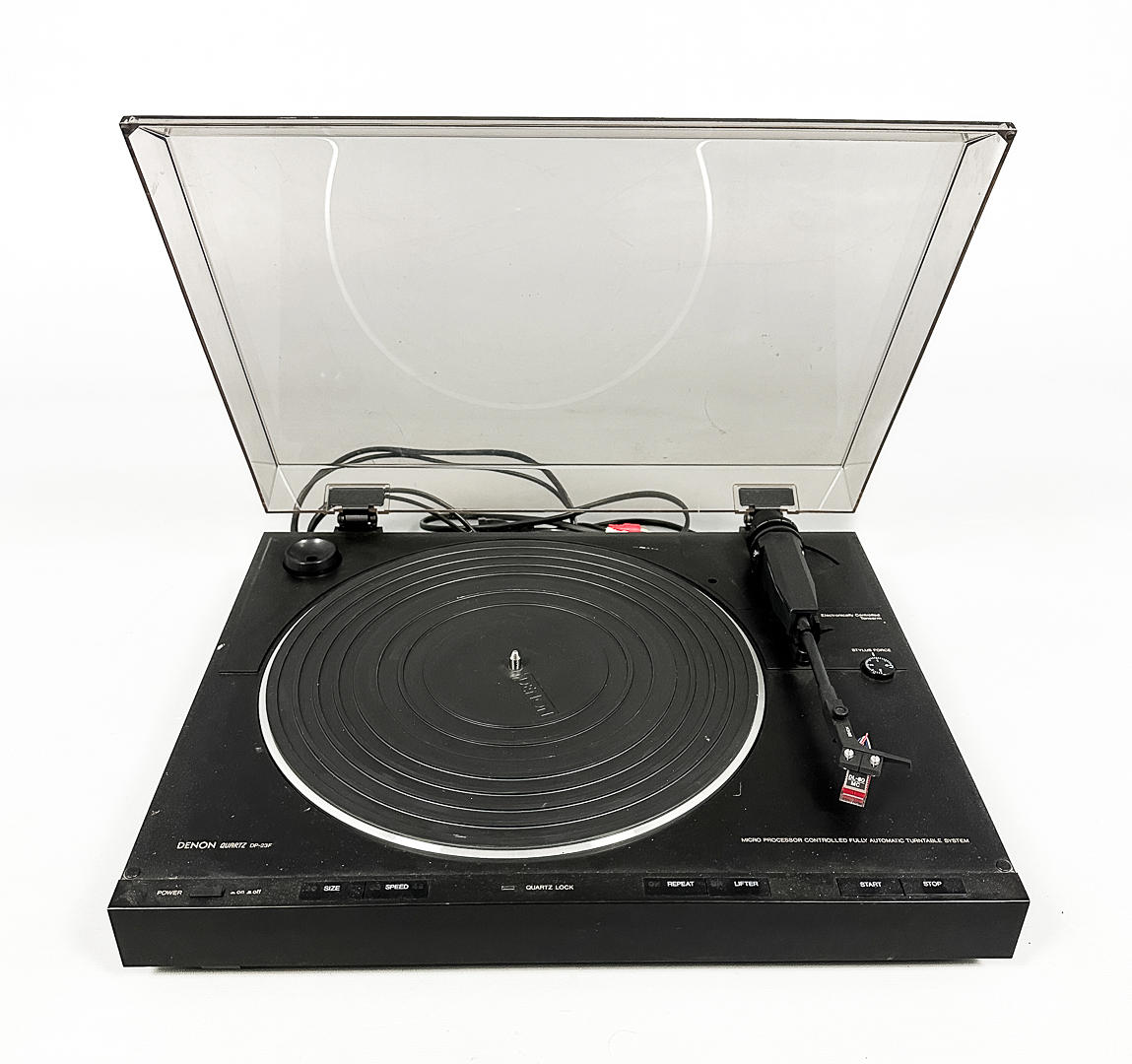 PLATTENSPIELER, Denon Quartz, DP-23F.