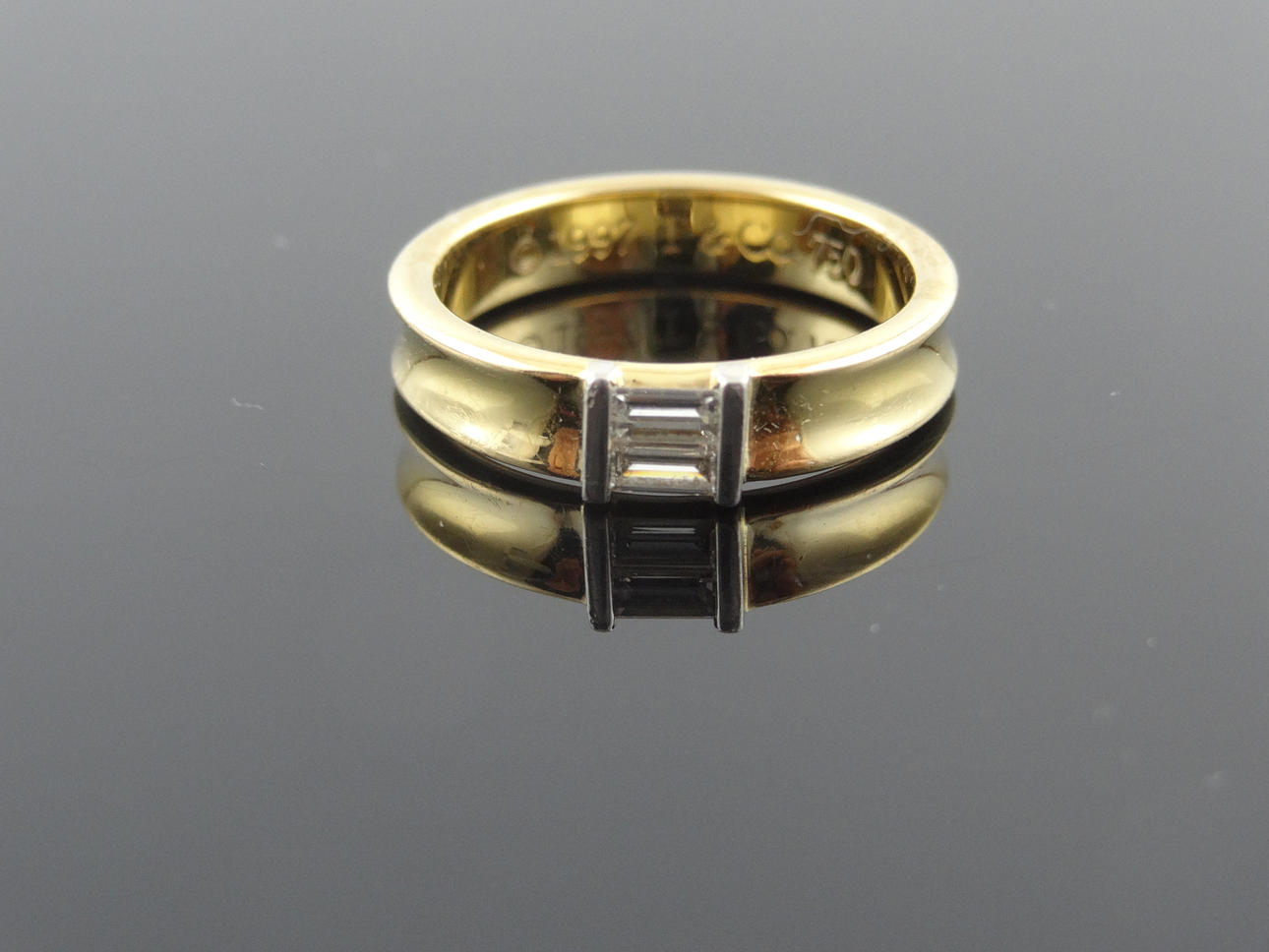 TIFFANY & CO. Diamantring 18k guld 0,25cts.