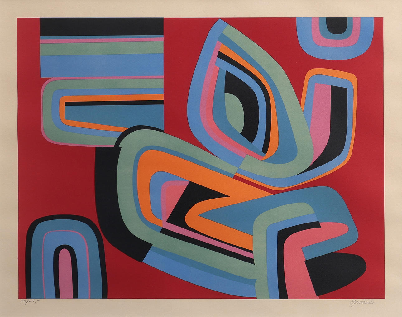 JEAN DEWASNE (1921-1999). ABSTRACT COMPOSITION.