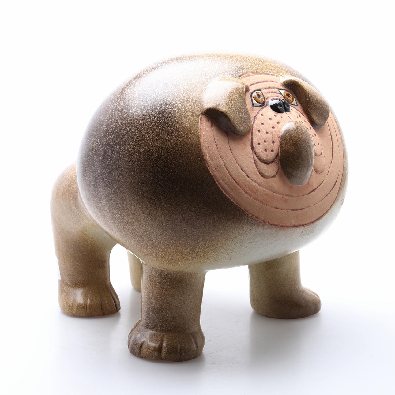 LISA LARSON. "Bulldogg Maxi" i stengods, Gustavsberg, formgiven 1972.