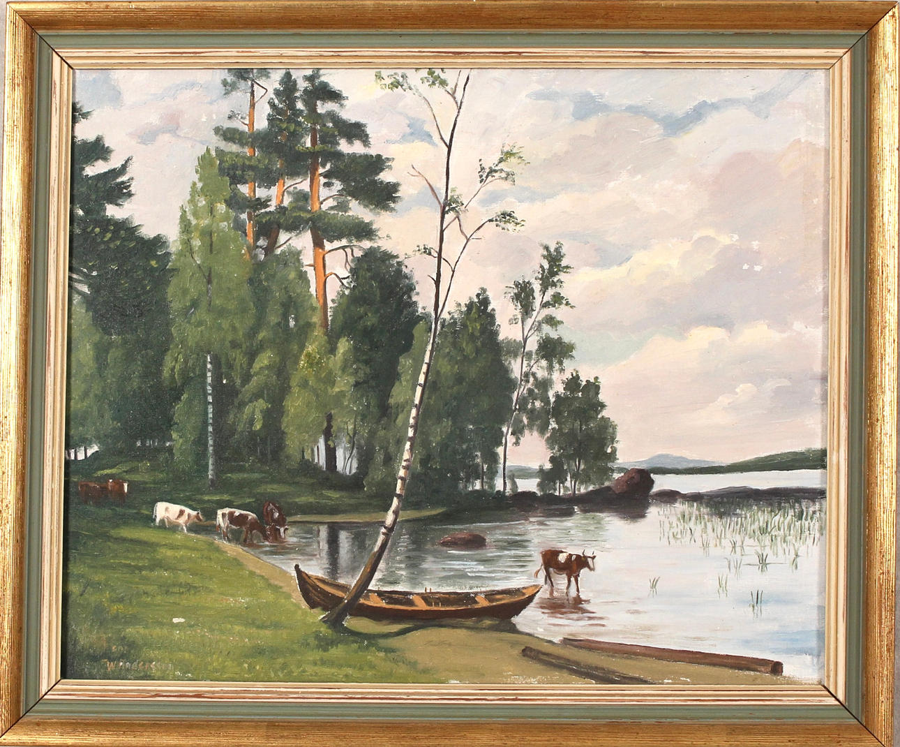 VW.ANDERSSON. VW.Andersson, Oil on canvas.