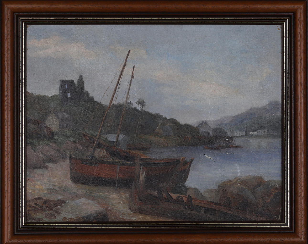 OKÄND KONSTNÄR. oil on canvas, unsigned.