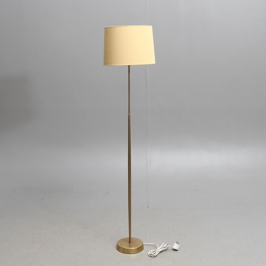 GOLVLAMPA, mässing, ASEA belysning, 1950/60-tal.