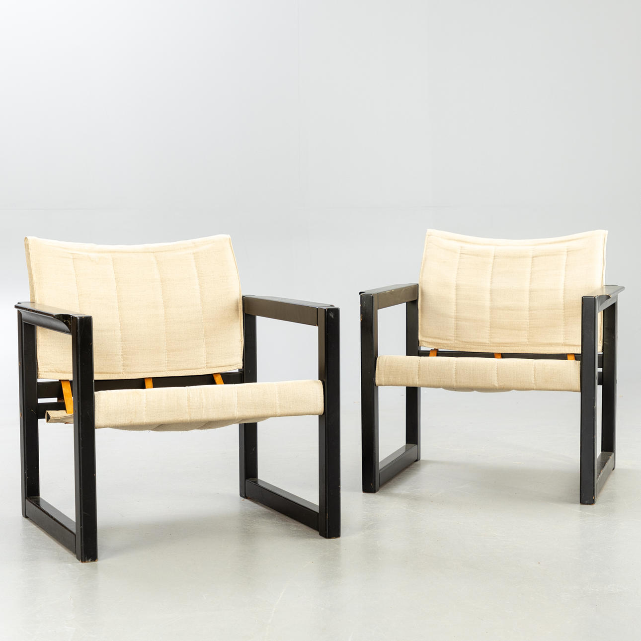 KARIN MOBRING. 2 armchairs, “Diana” Ikea. (2).