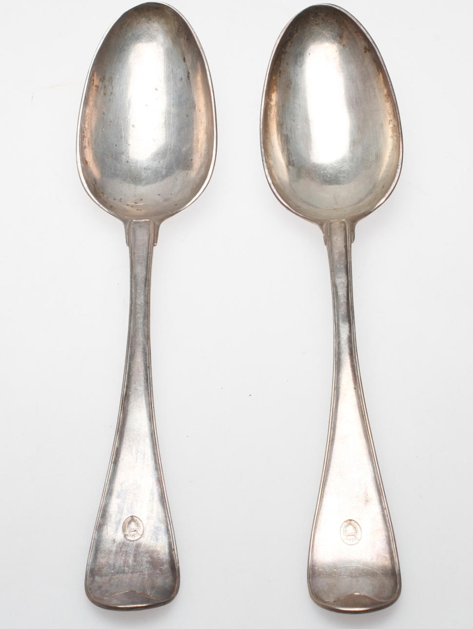 RAGUSKEDAR, ett par, Pehr Zethelius, Stockholm, 1779, vikt ca 246 gram.