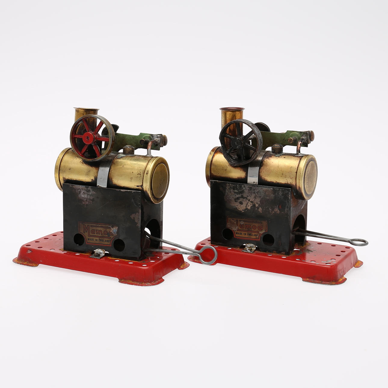 ÅNGMASKINER, 2 st, Mamod England.