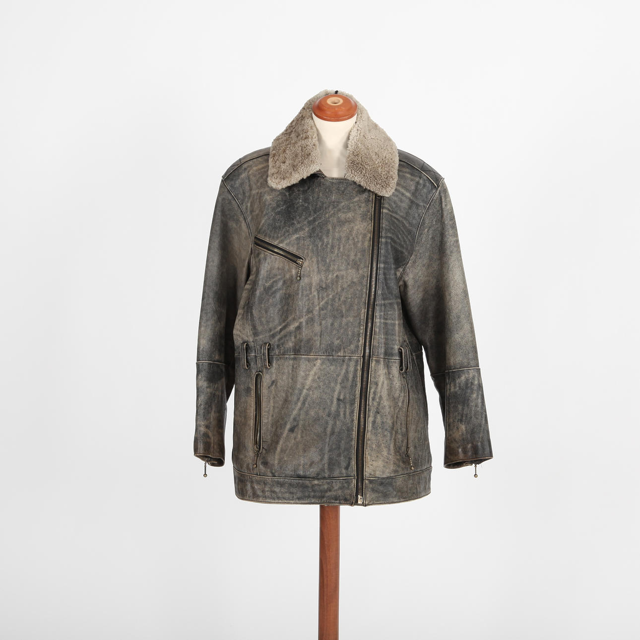 JACKET, Petroff, leather, size 38/M, 1980s.