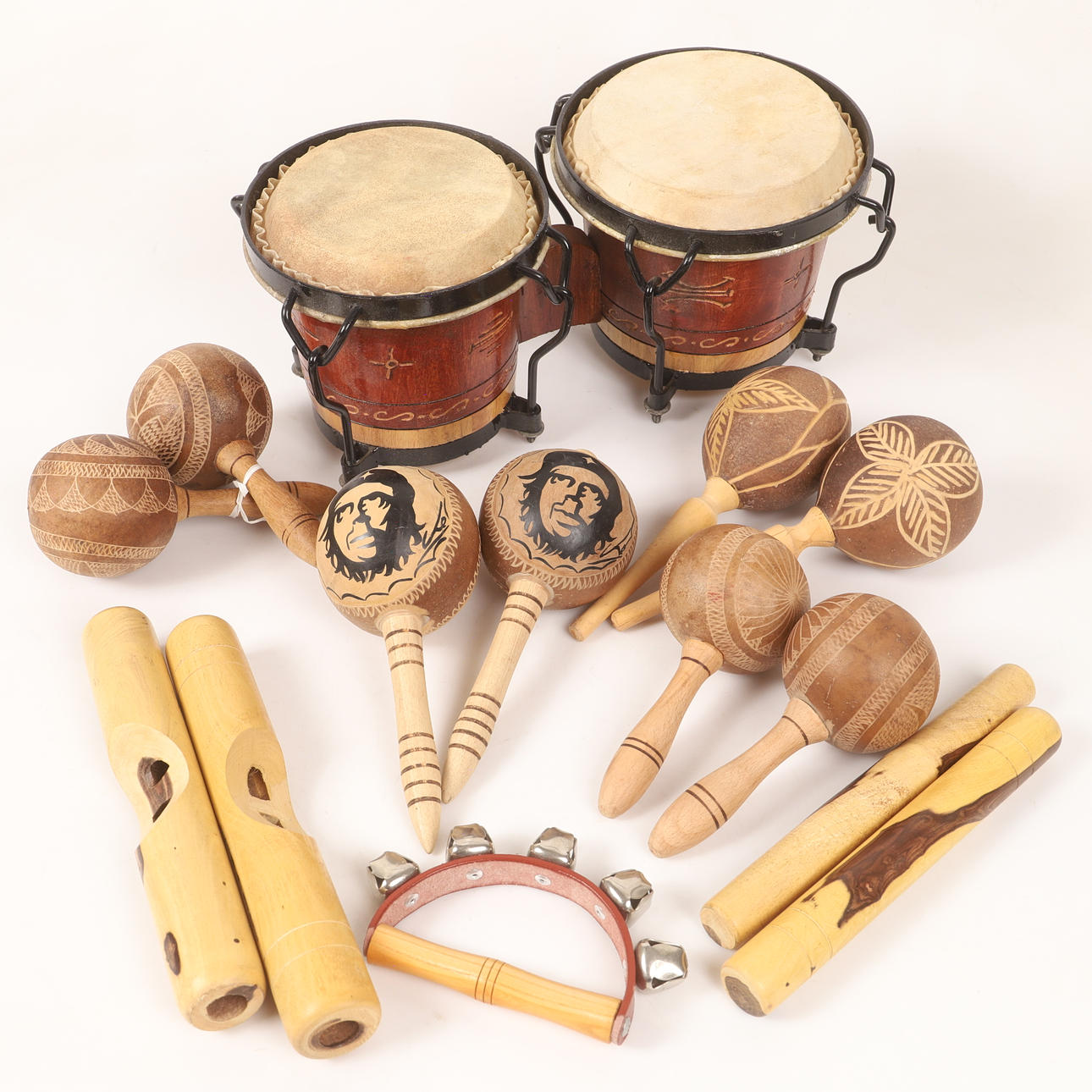 Musical Instruments, 14 pieces, Cuba.