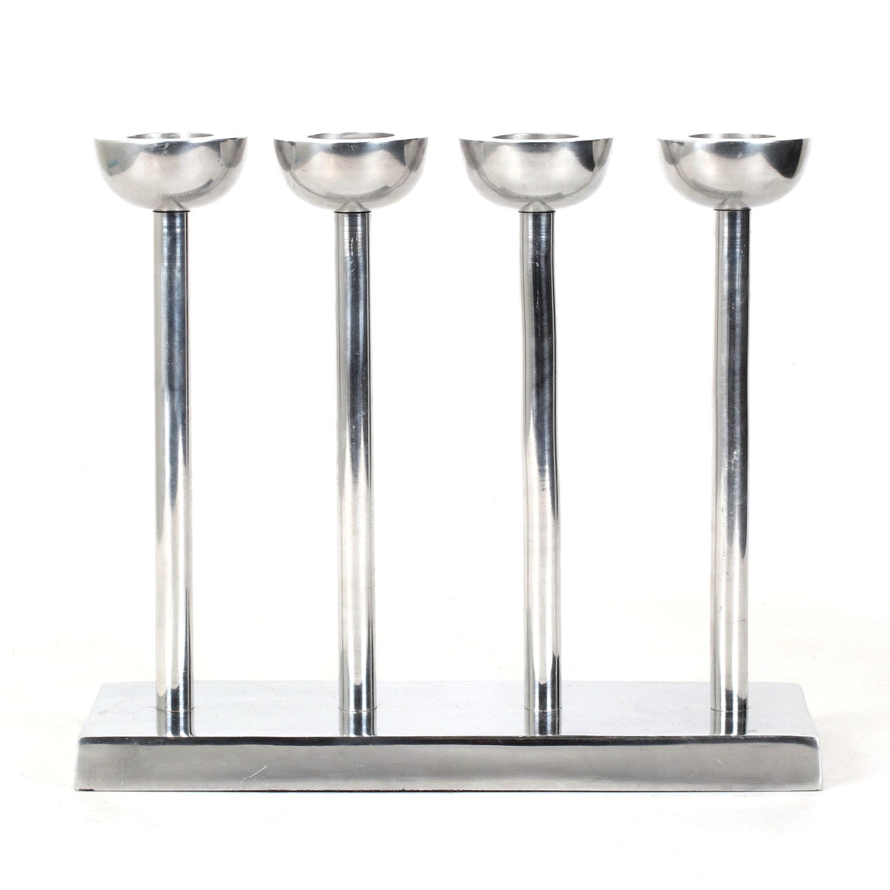 A metal ADVENT CANDLESTICK, Wikholm, 2000s.