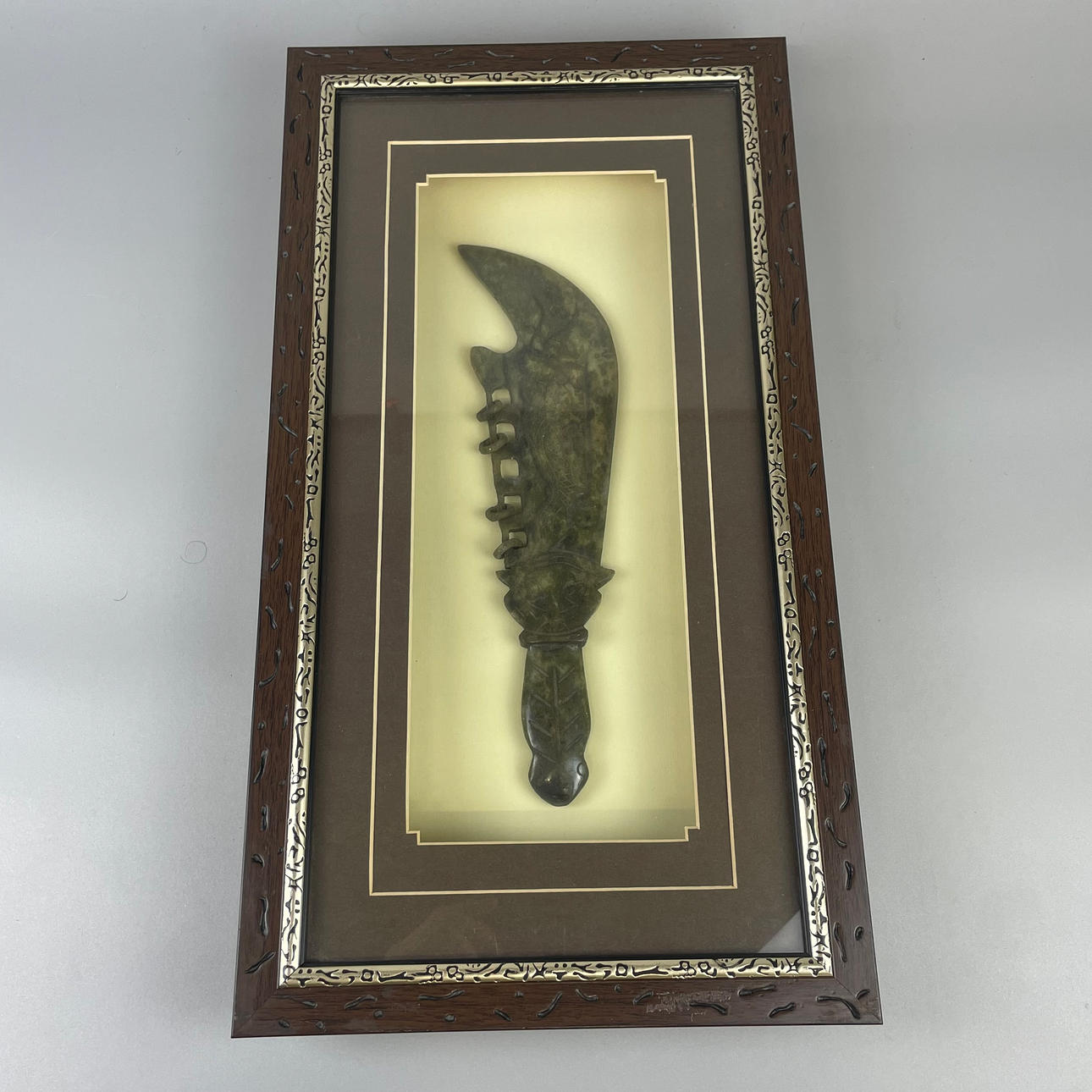 CHINESE CARVED JADE / HARDSTONE DAGGER. Weapons & Militaria - Edged ...