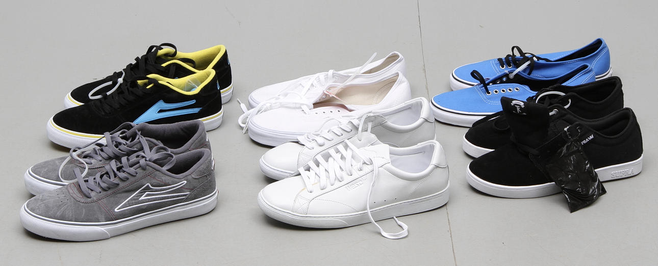 SKOR, 6 par, nya, storlek 45-45,5, konkurs efter first aid.