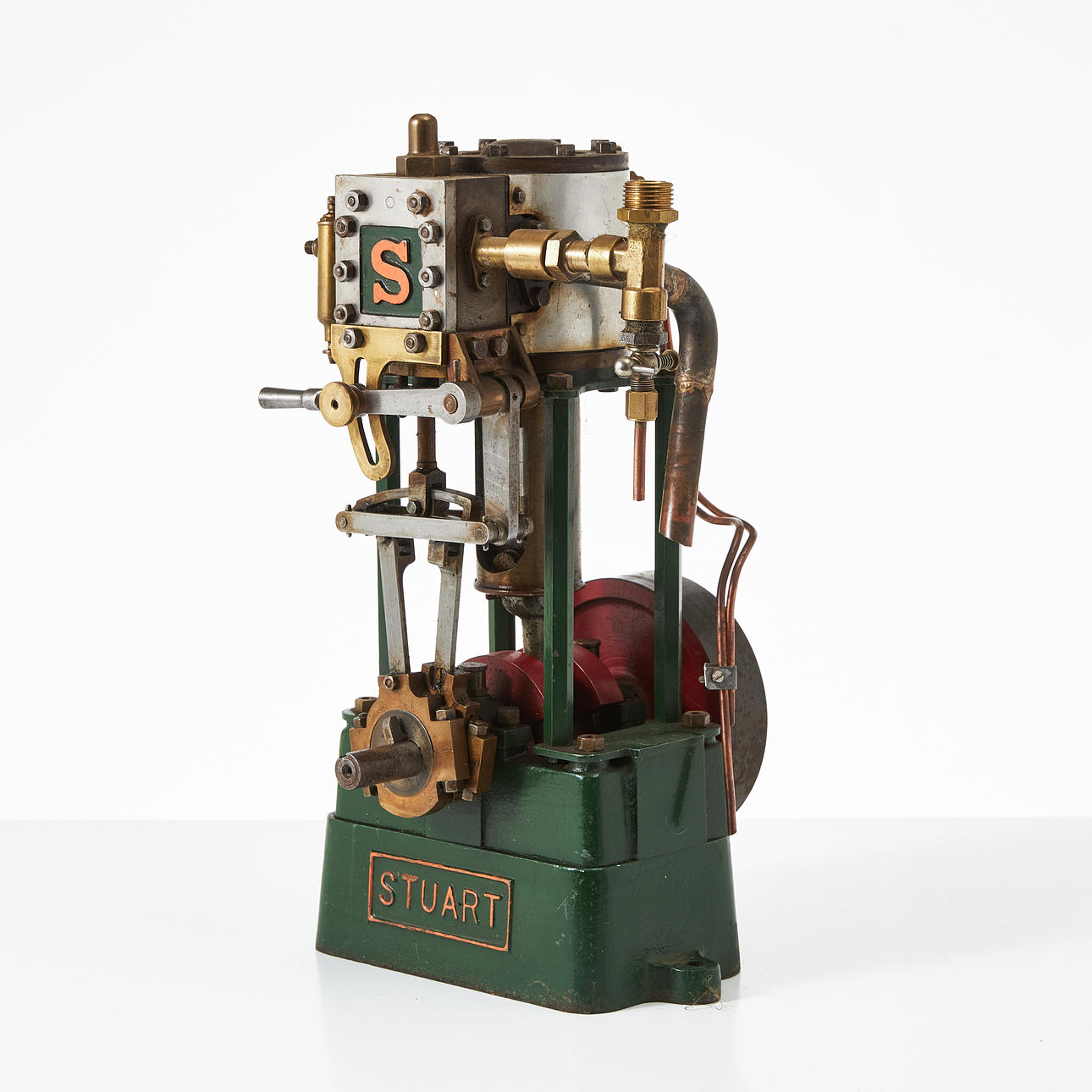 STUART, steam engine, variant of model 5A, painted in green and red ...