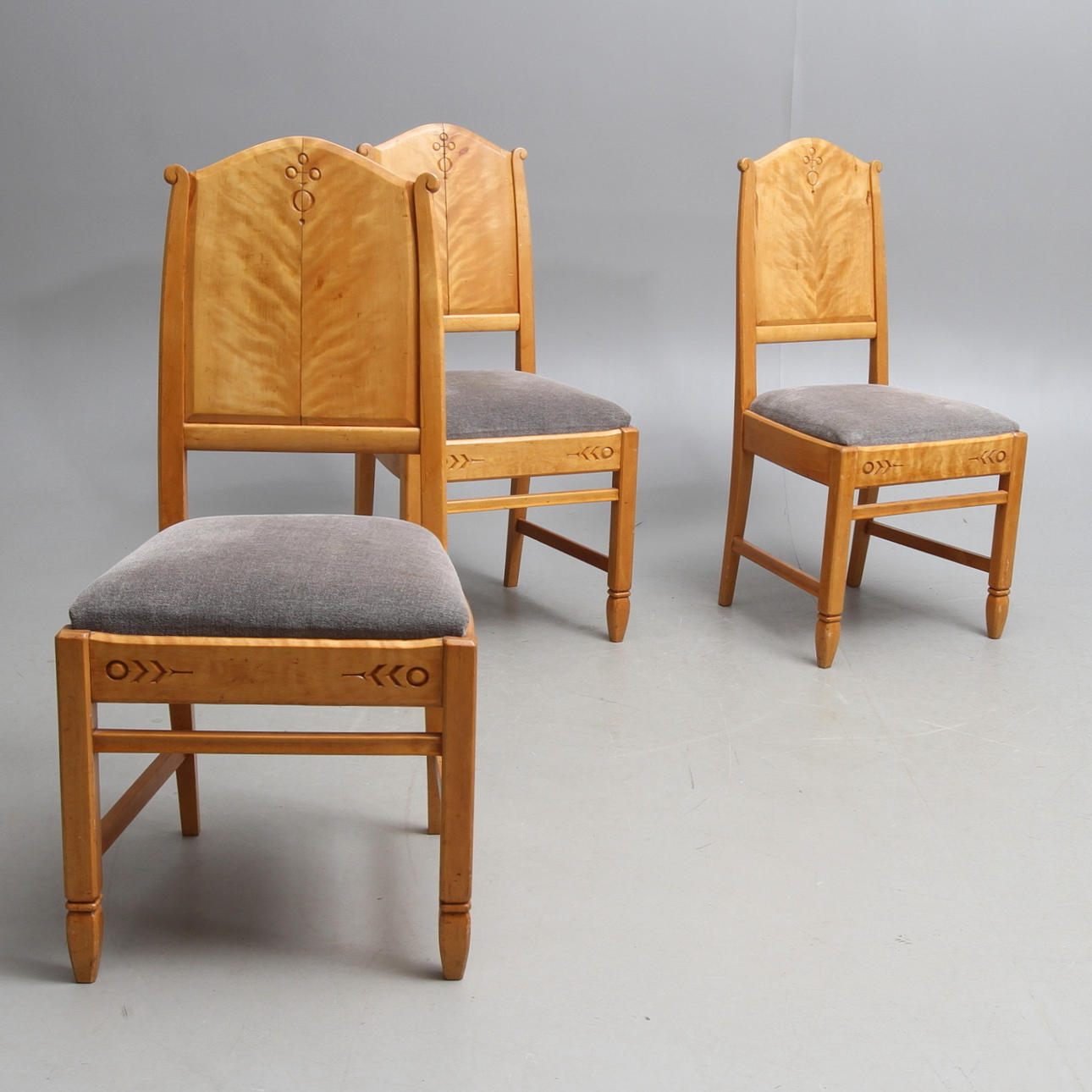 STOLAR, 3 st, jugend, Frans Lindskog, omkring 1900.