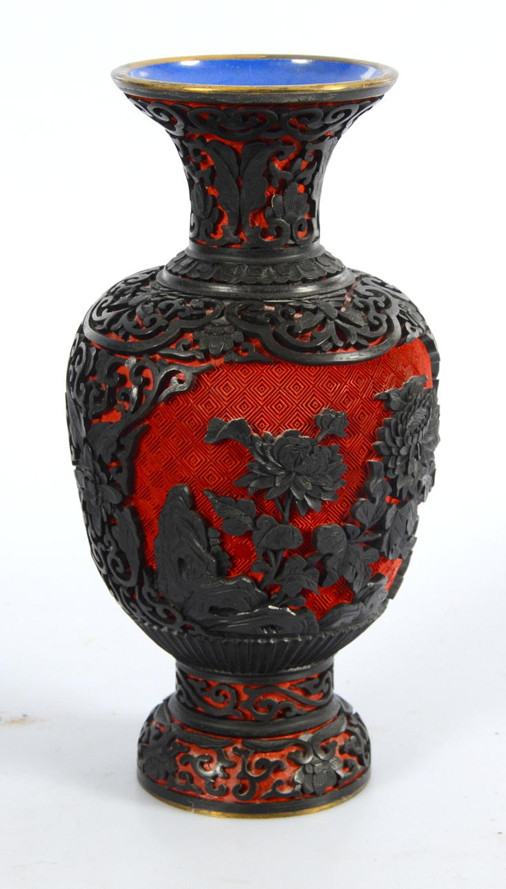 Vas, cloisonné, Kina, 1900-tal.