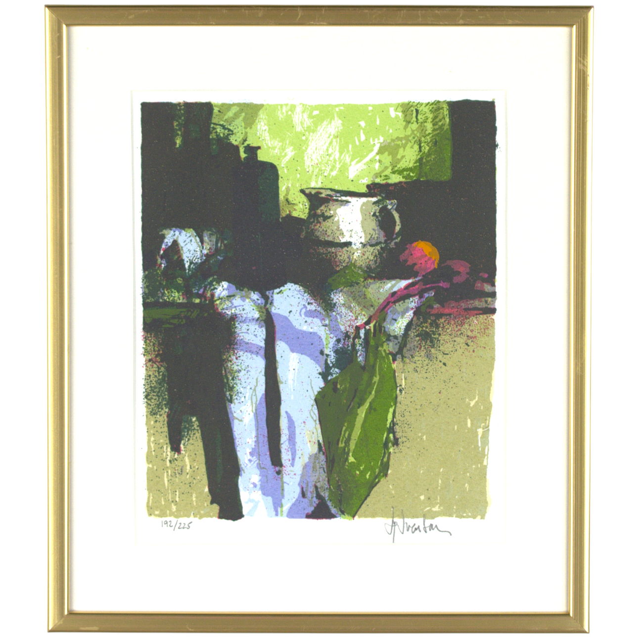GÖRAN IVARSSON. Silkscreen, 192/225, “Still Life”, signed.