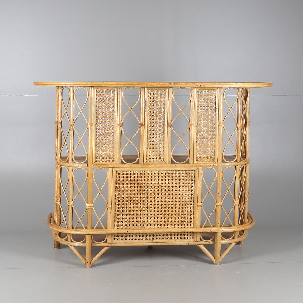 BARMÖBEL, bambu/rotting, 1900-talets mitt.
