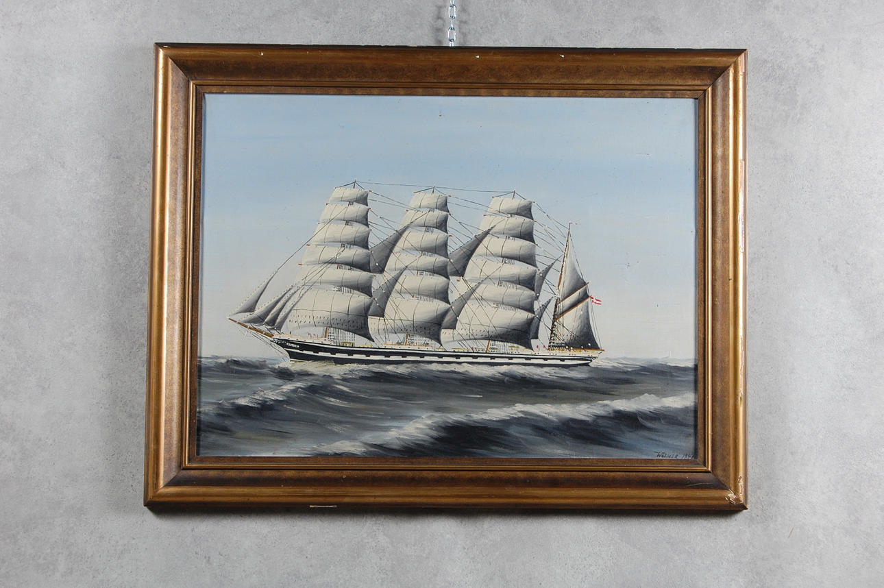 WOLMER. OLJA PÅ DUK, signerad, daterad 1940.