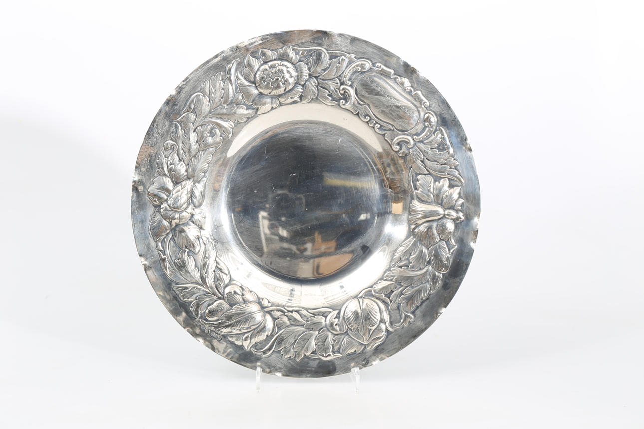 VÄGGFAT, silver, 590,8 gram.