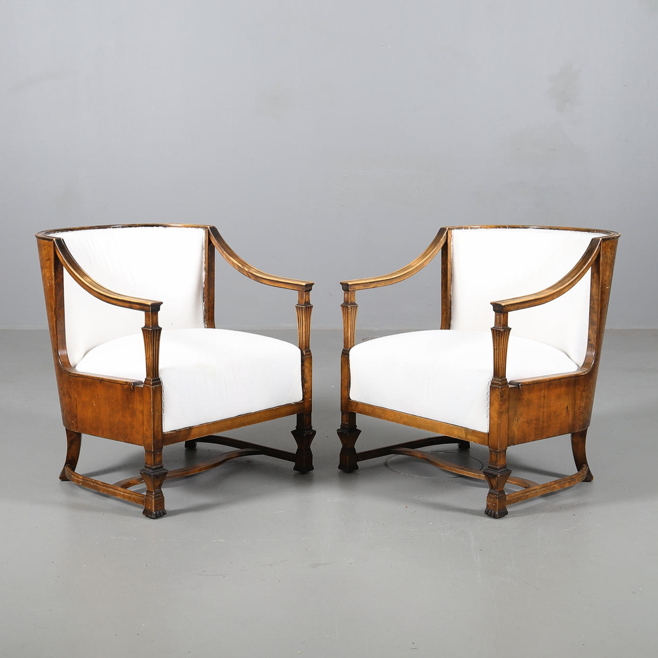 FÅTÖLJER ett par. Swedish Grace ca 1920, möjligen Carl Malmsten.