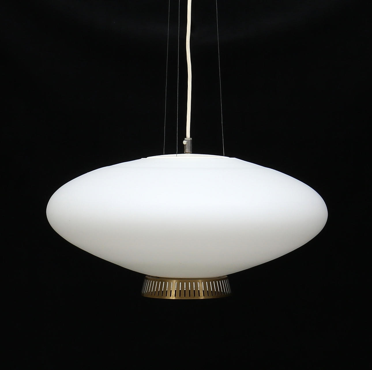 TAKLAMPA, ASEA Belysning, 1900-talets andra hälft. Höjd ca 25 cm.