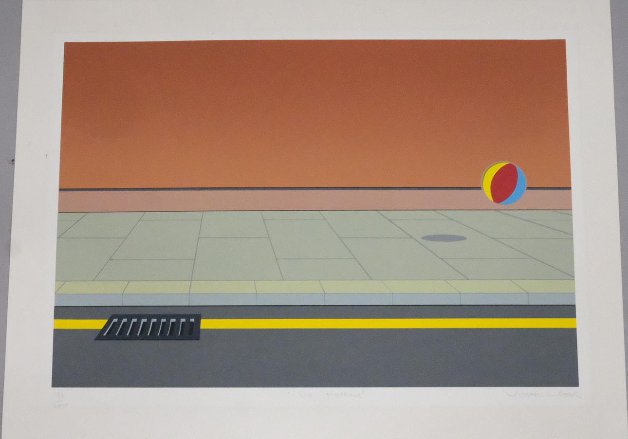 MICHAEL POTTER. LITHOGRAPHY. “NO STOPPING”.