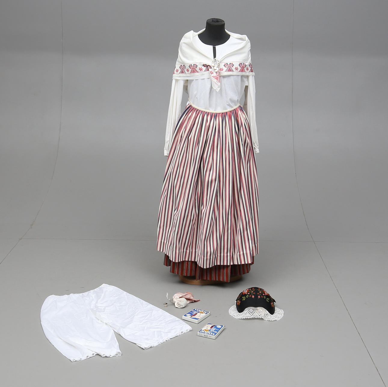 FOLKDRÄKT, Skedevidräkt, 1980-tal.