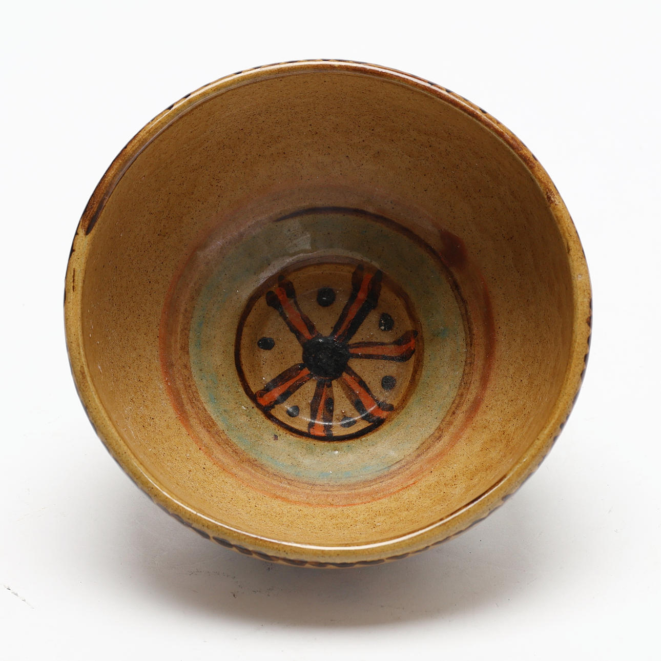 BOWL. Ceramic bowl, Arabic signature.