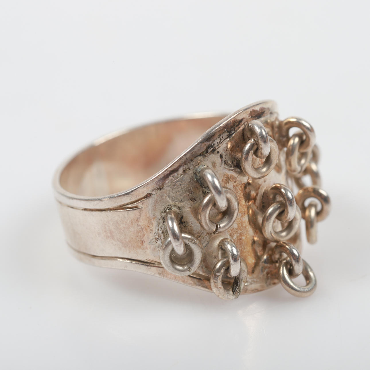 FRANK JUHLS. Ring, sterlingsilver, Kautokeino, Norge.