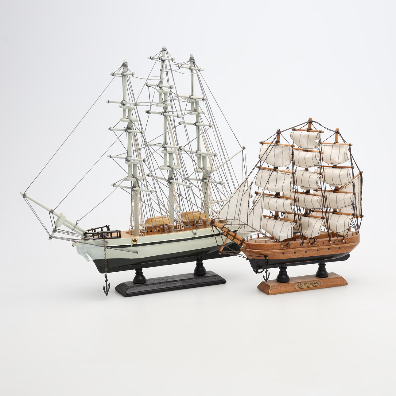 MODEL BOATS, 2 pieces.