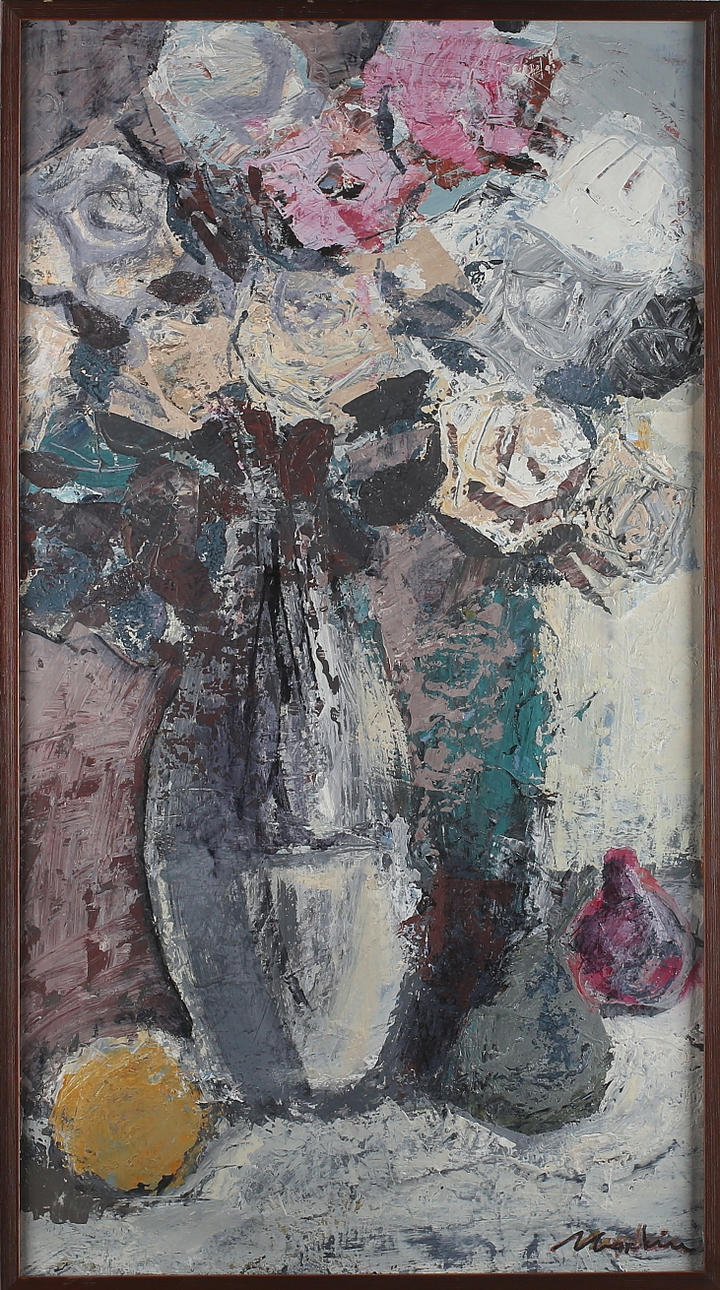 MARKIN VADIM. "Bukett", olja på duk, signerad.