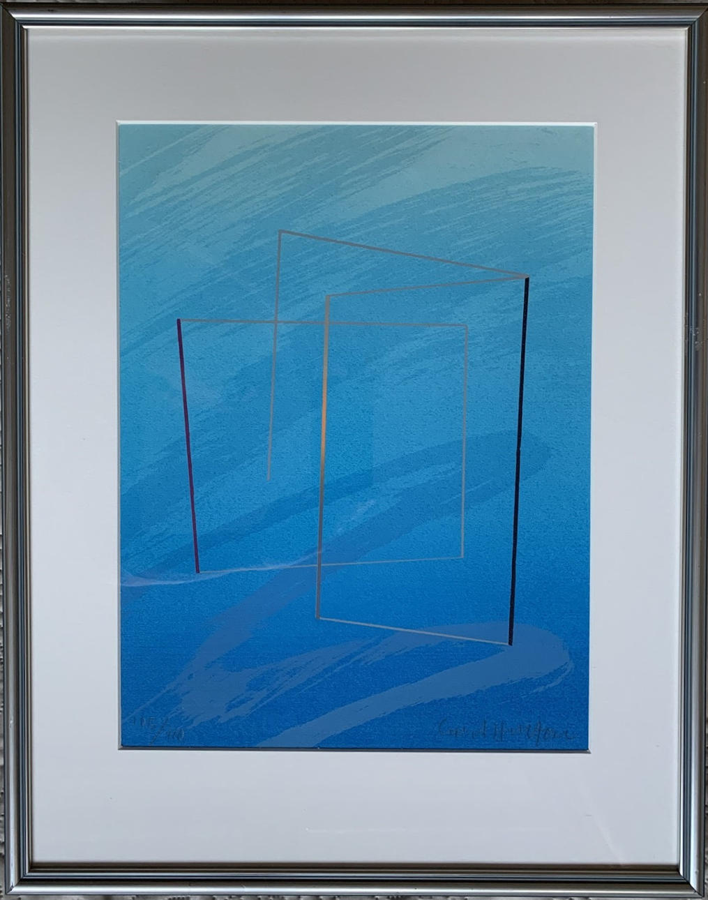 CURT HILLFON. LITHOGRAPHY, signed and numbered.