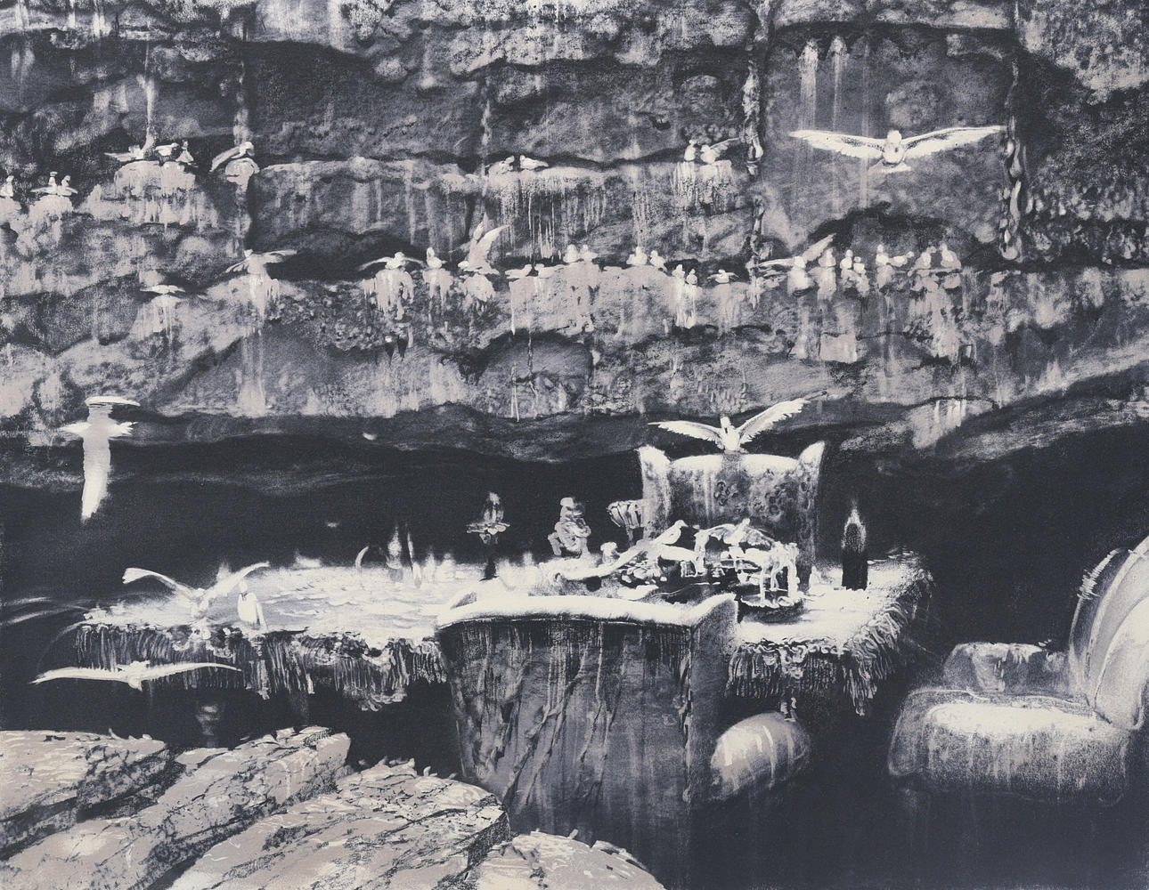 SWARM FRIBERG. Lithograph, signed, numbered 75/150.