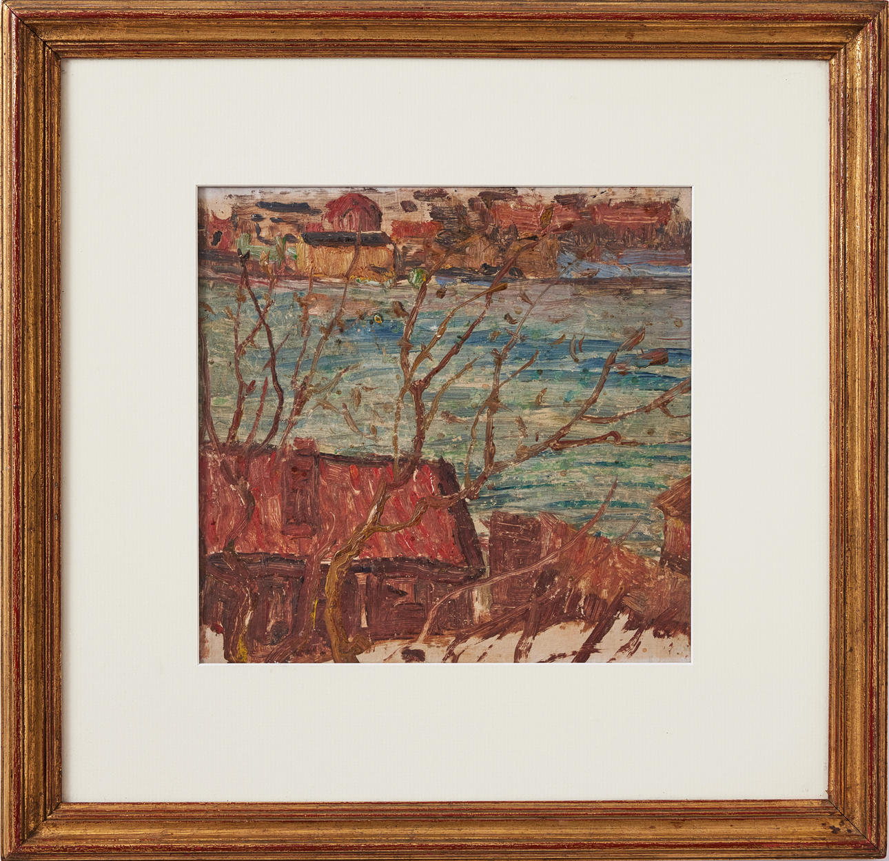 HELMER OSSLUND. “View from Stigbergsgatan, Stockholm”.