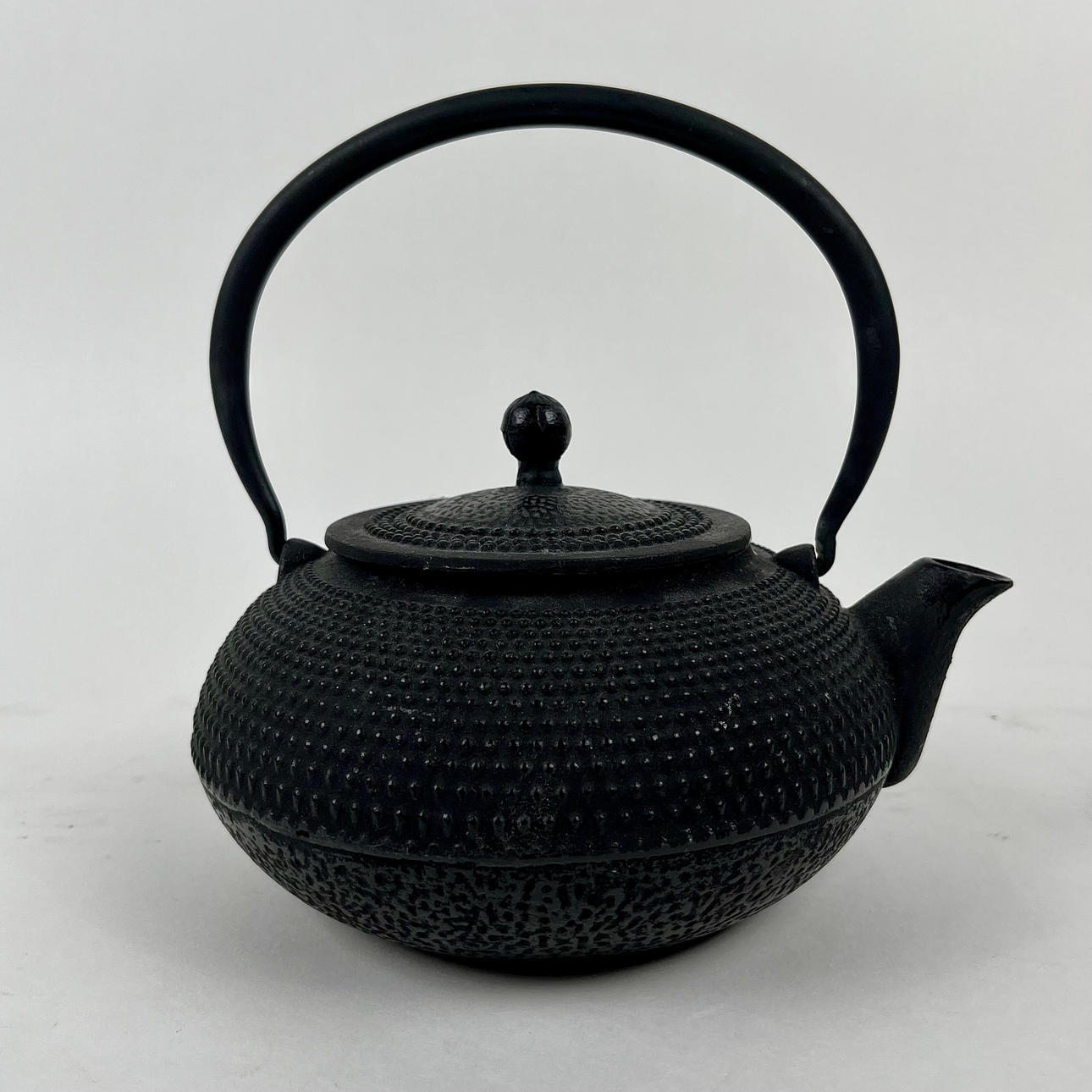 A cast iron teapot, Satake, Japan.
