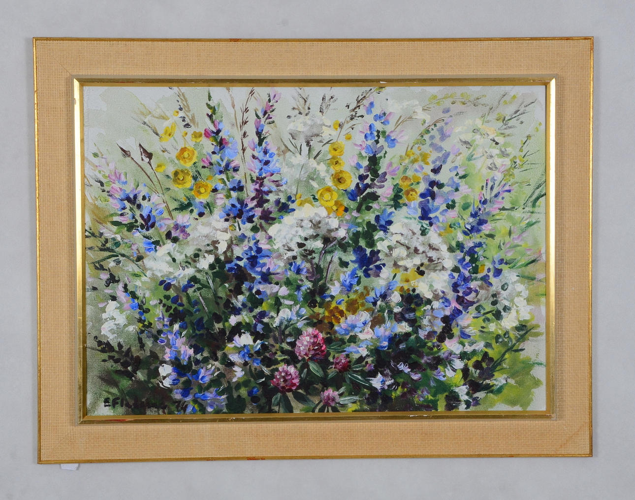 ETHEL FLADSTAD. Olja på duk.