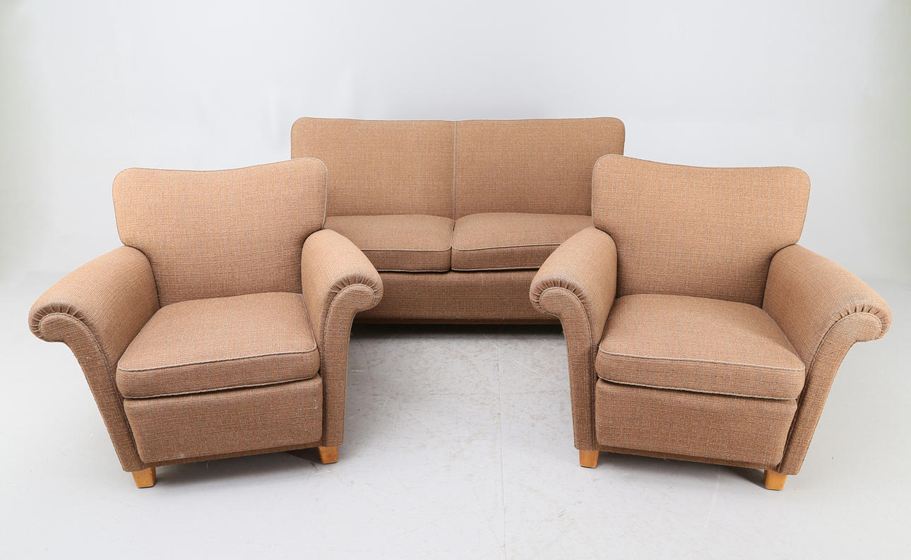 SOFFGRUPP, 3 delar, Dux, 1960/70-tal.