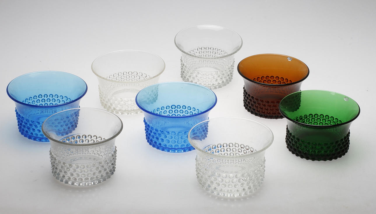 SKÅLAR, 8 st, Saara Hopea, Arabia/Nuutajärvi, Finland.