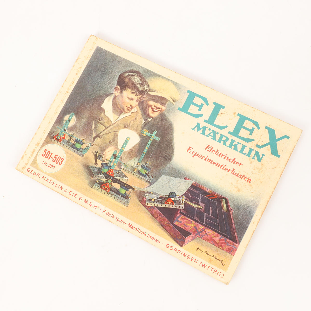 CATALOG/BUILDING DESCRIPTION, Elex, Märklin, mid 20th century.