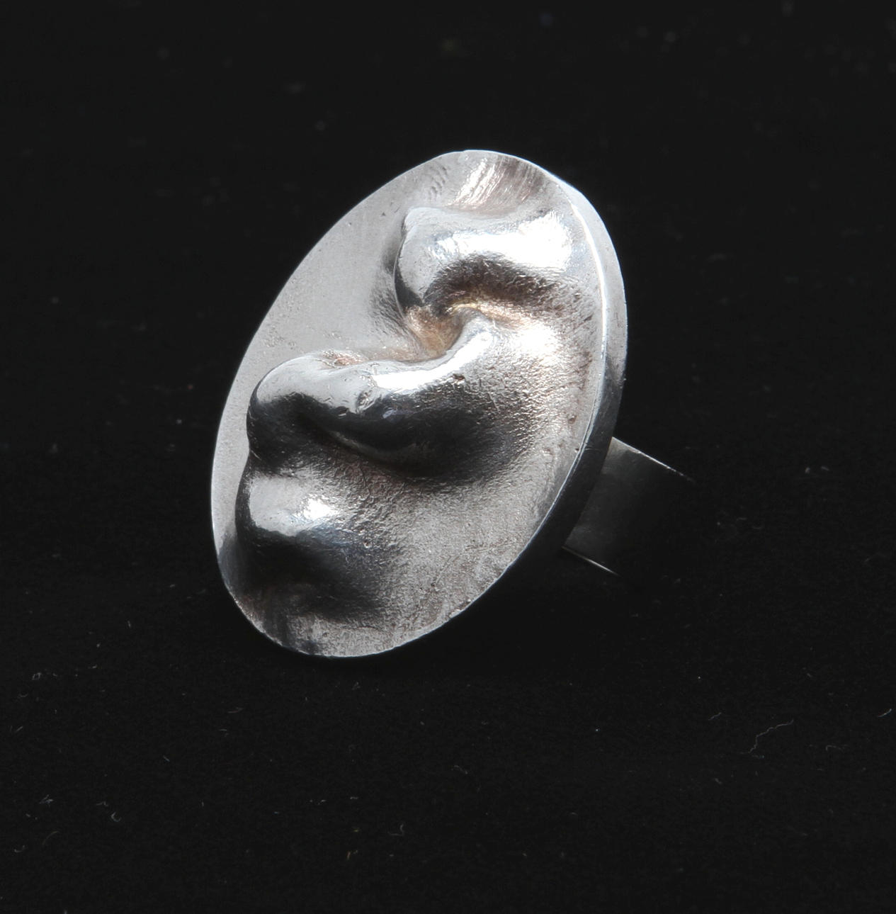 RING, sterling silver. Björn Weckström, Finland. Vikt 20 gram.