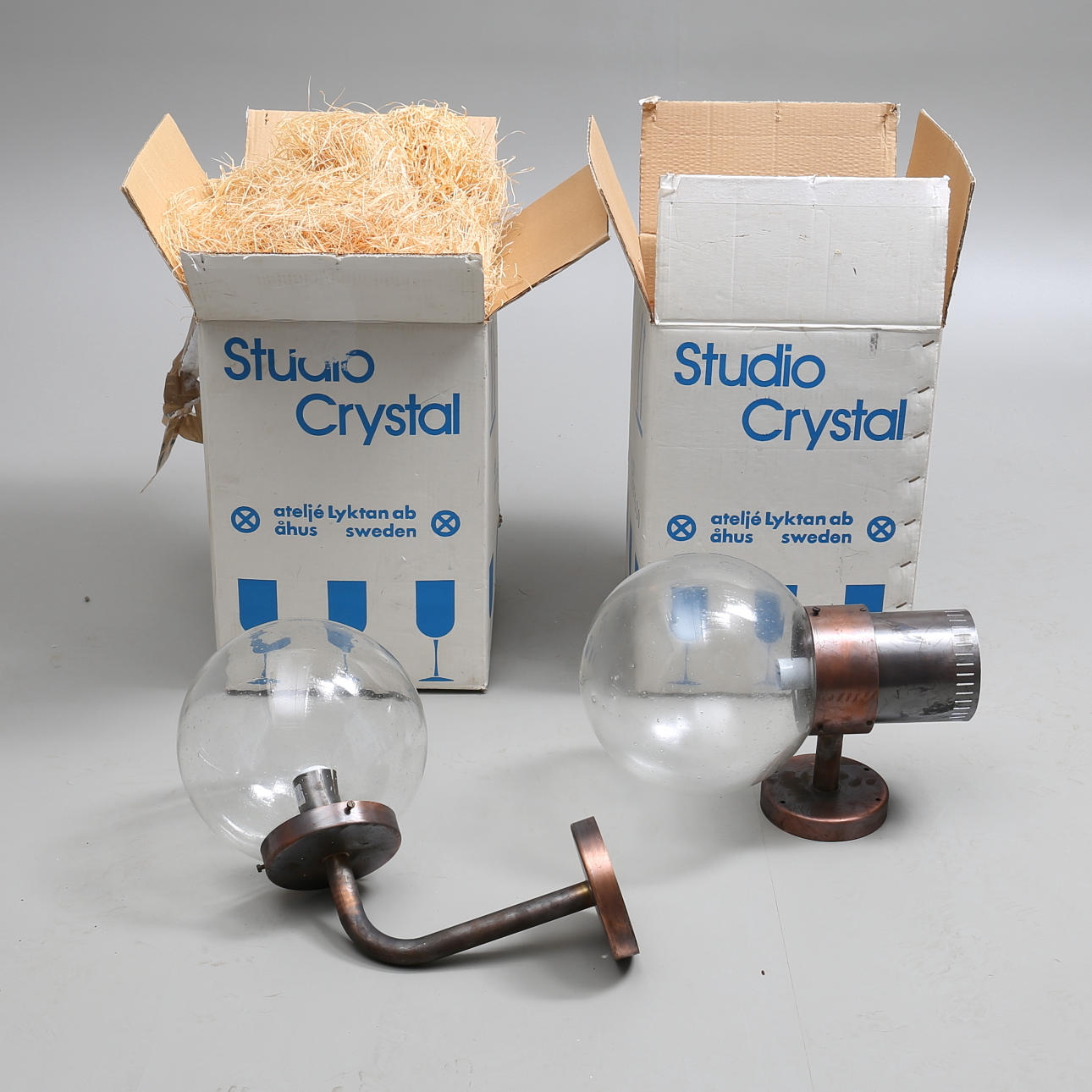 UTEBELYSNING, 2 st, Atelje Lyktan, Studio Crystal.