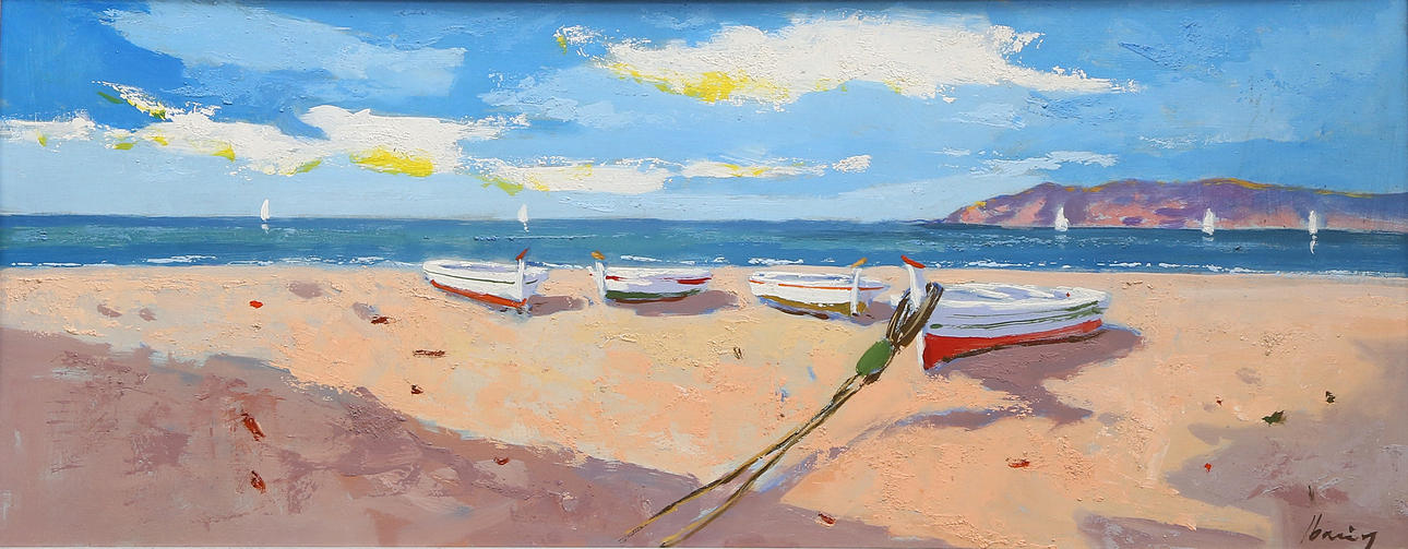 SPANISH SCHOOL, EARLY 20TH CENTURY. Seaside view.